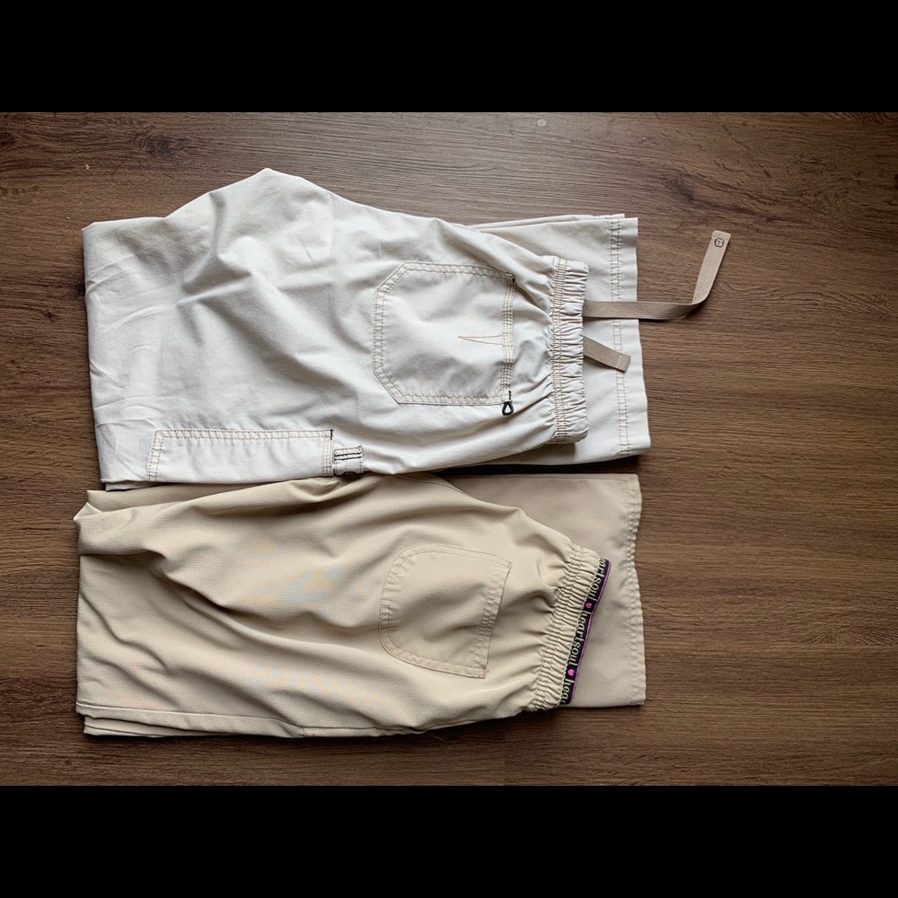 Scrub pants, wonderwink and heart soul